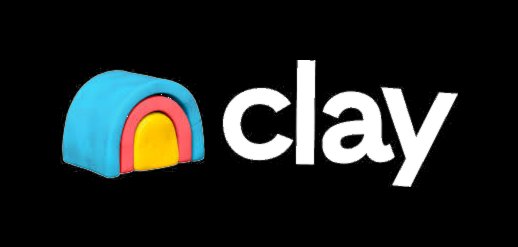 clay_logo_color_on_black_wordmark_white
